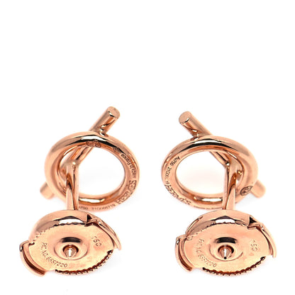 Hermes 18K Rose Gold PM Echappee Earrings 3 of 5