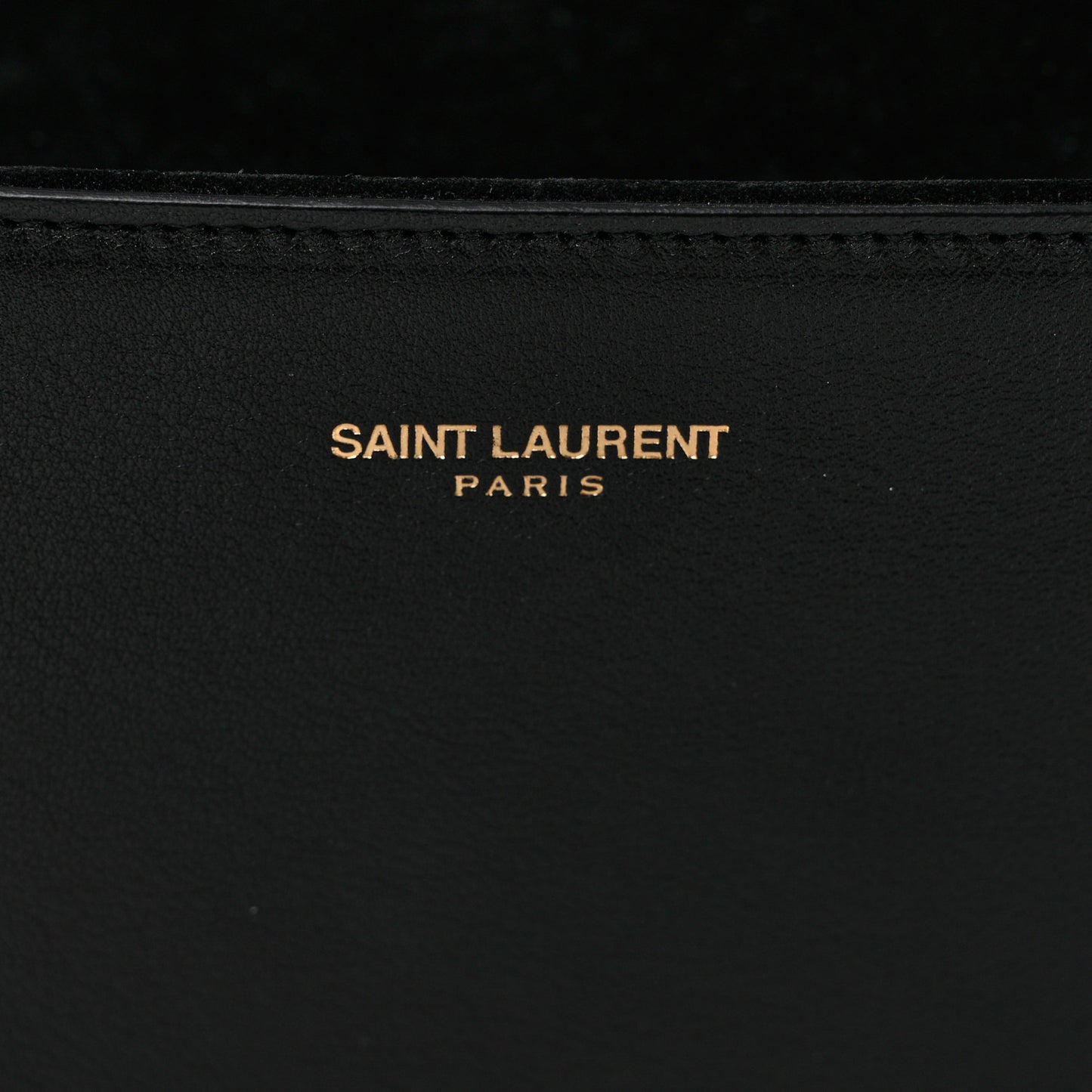 Calfskin Classic Y Ligne Clutch Black