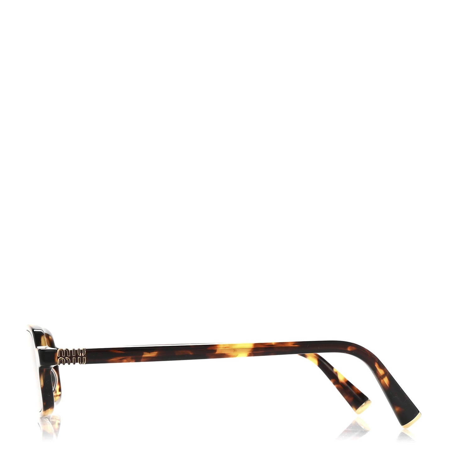 Acetate Rectangle Regard Sunglasses SMU11Z Camel Beige