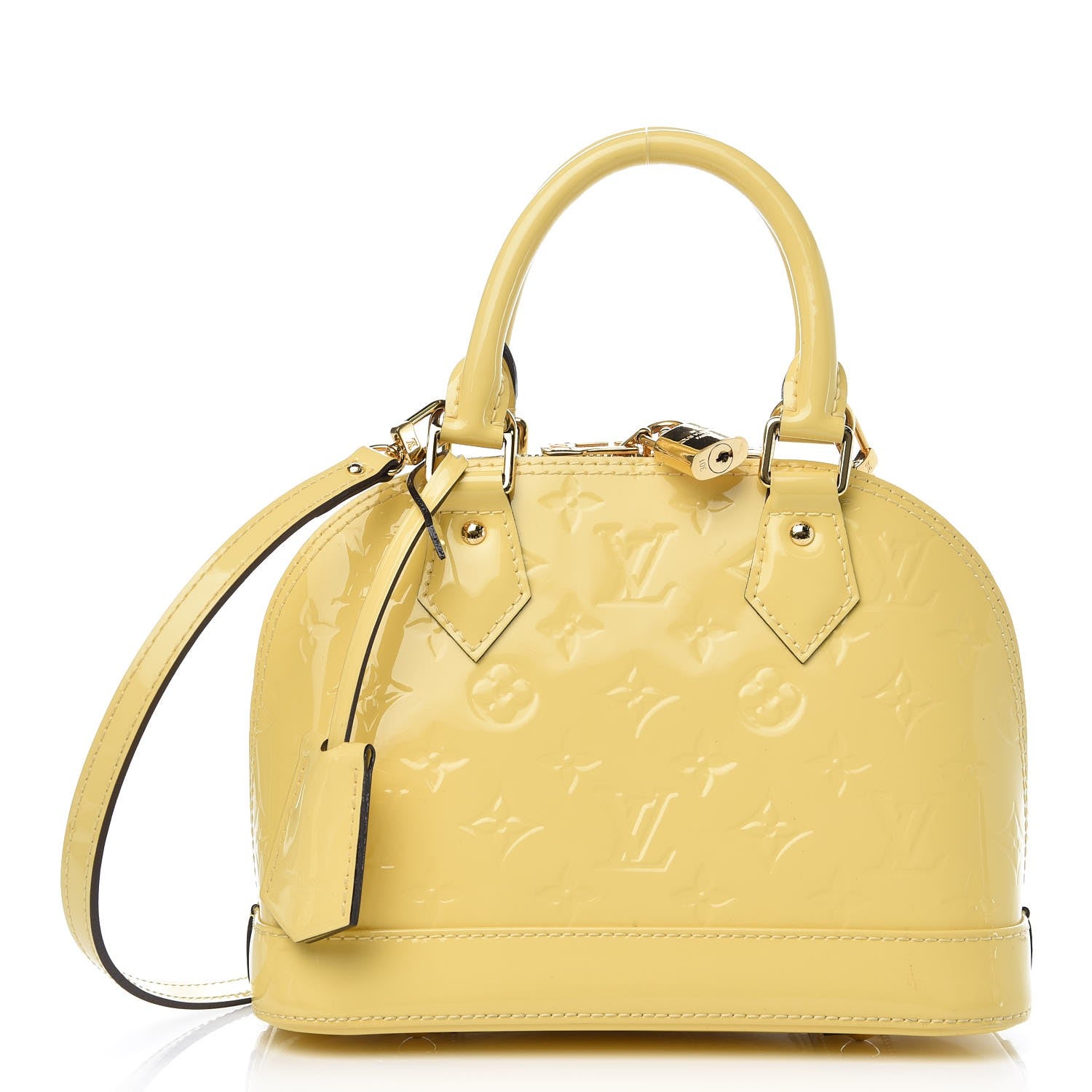 Louis Vuitton Vernis Alma BB Citrine 1 of 13