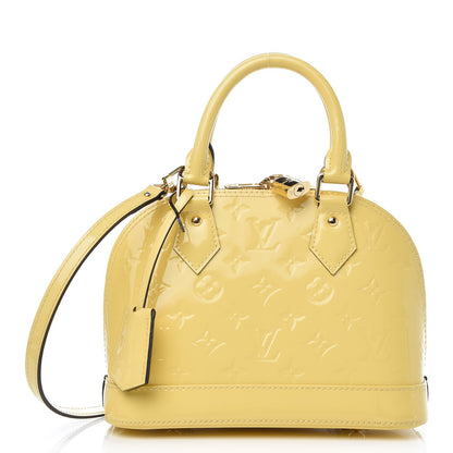 Louis Vuitton Vernis Alma BB Citrine 1 of 13
