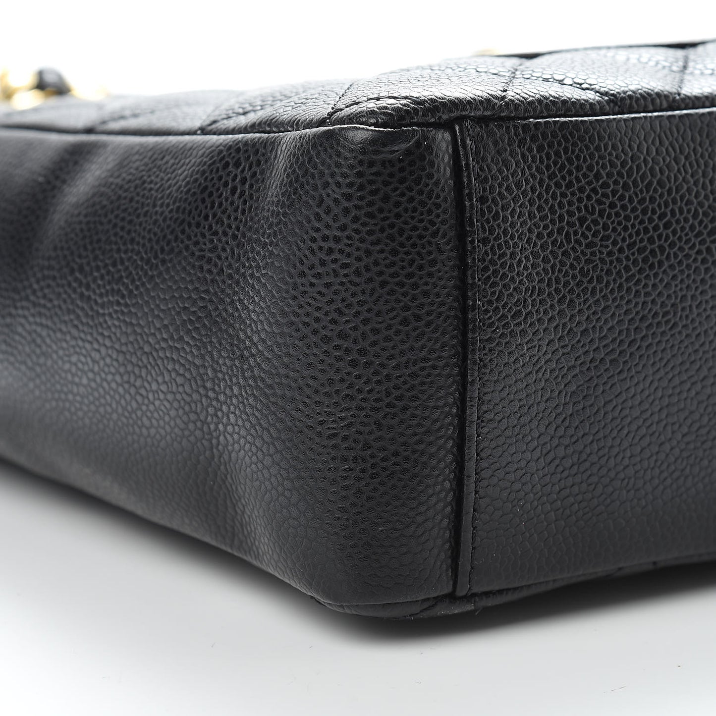 Caviar Petit Shopping Tote PST Black