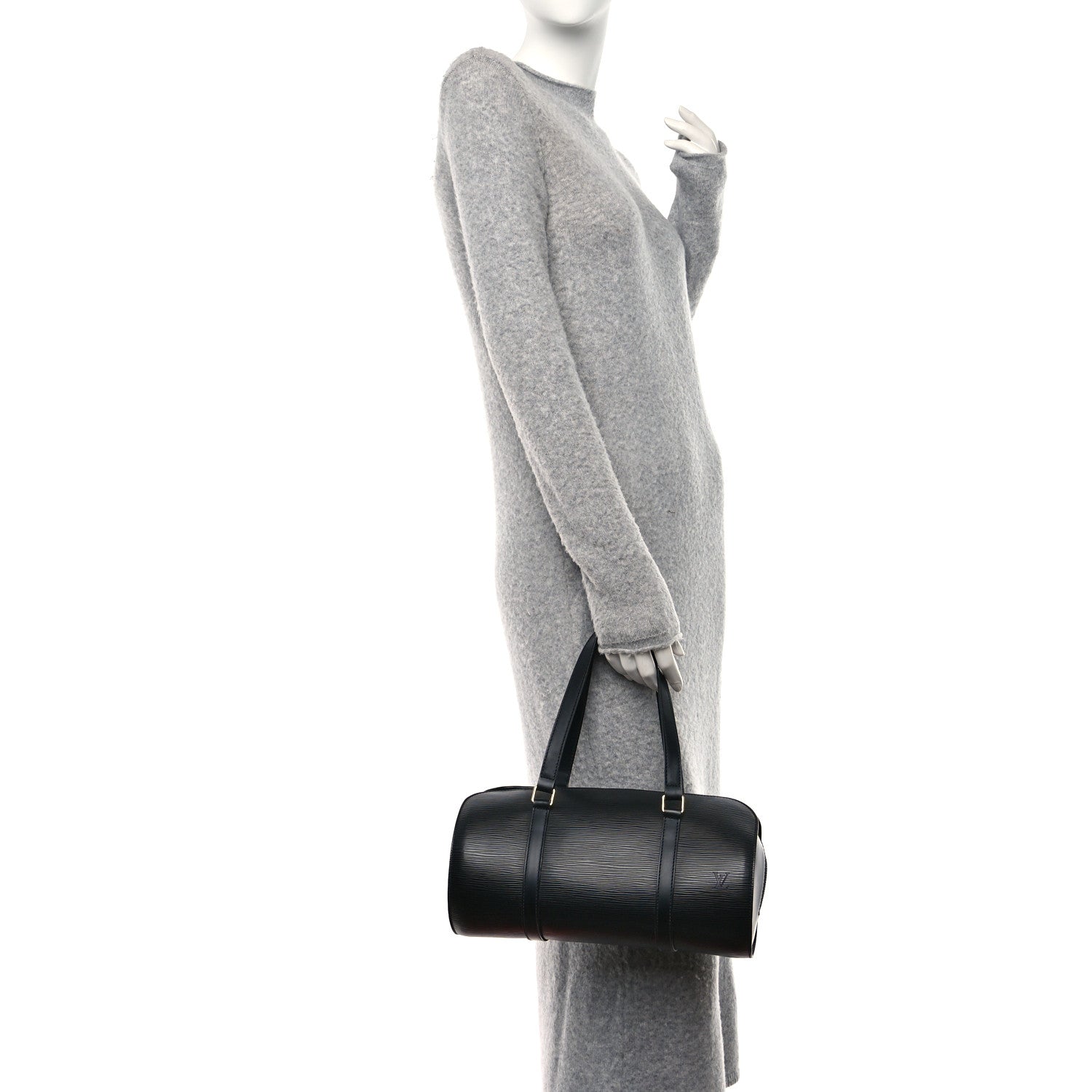 Louis Vuitton LOUIS VUITTON Epi Soufflot Black 2 of 10