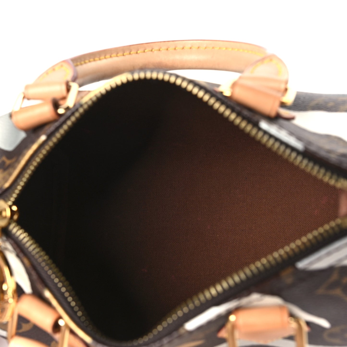 X LOL Monogram Speedy BB Gold Silver