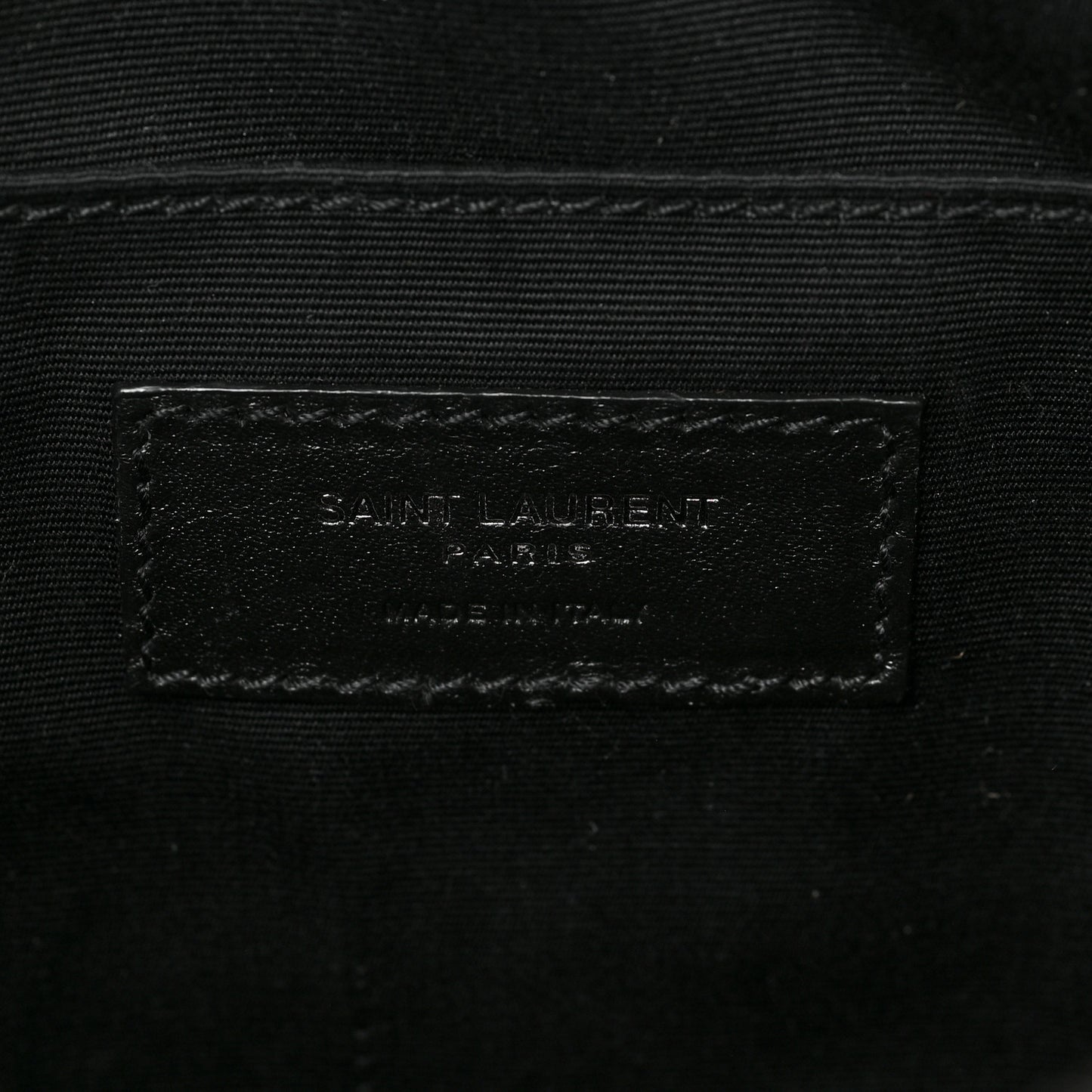 Patent Calfskin Matelasse Monogram Lou Camera Bag Black