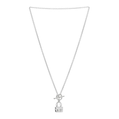 Hermes Sterling Silver Constance Amulettes Pendant Necklace 3 of 5