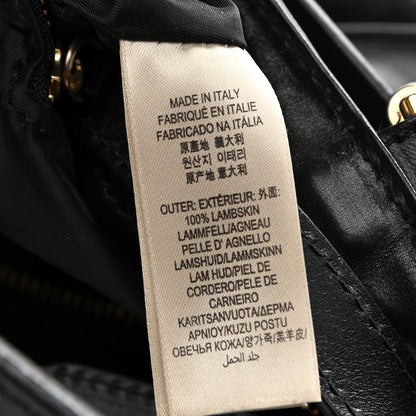 Burberry Lambskin Bridle Calfskin Small Dutton Hobo Black 6 of 14