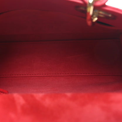 Christian Dior Lambskin Cannage Small My ABCDior Lady Dior Red 6 of 10