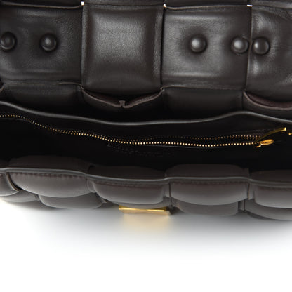 Bottega Veneta Lambskin Maxi Intreccio Padded Chain Cassette Crossbody Bag Black 5 of 10