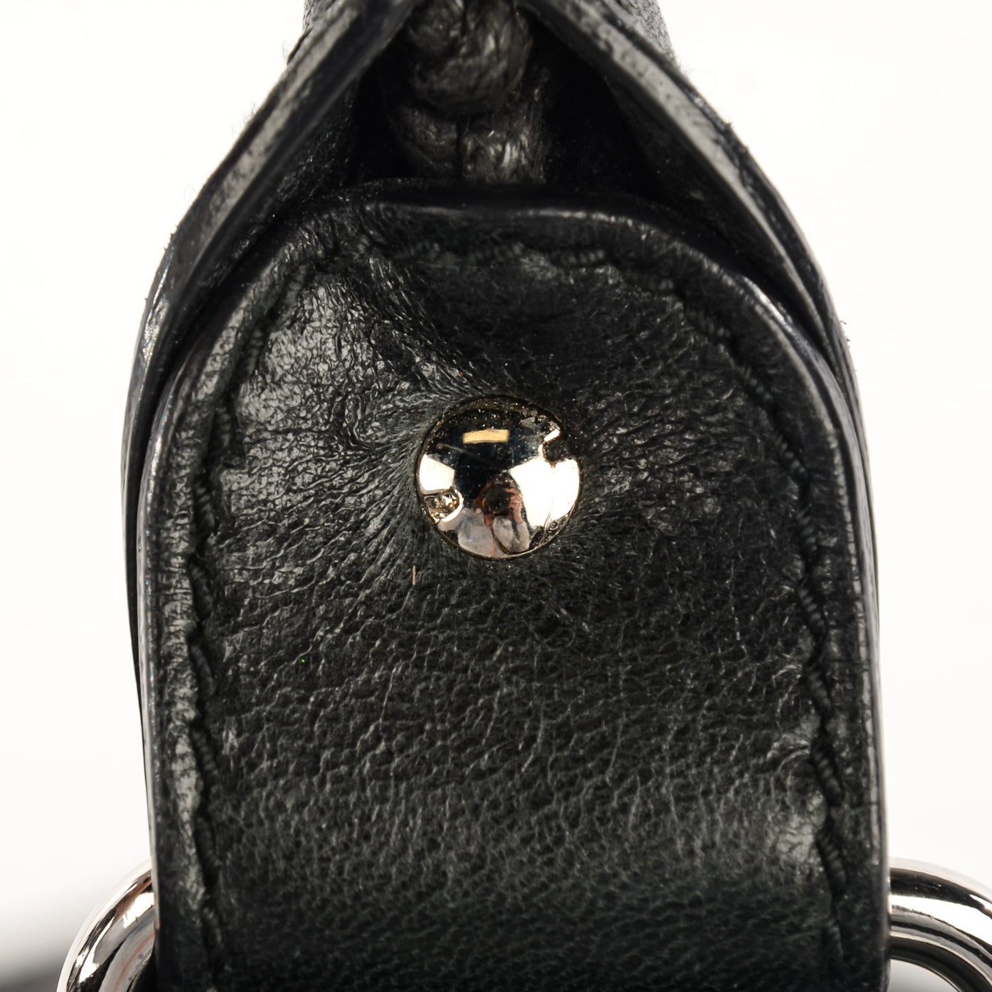 Agneau Giant 21 Silver Hardware Mid Day Black
