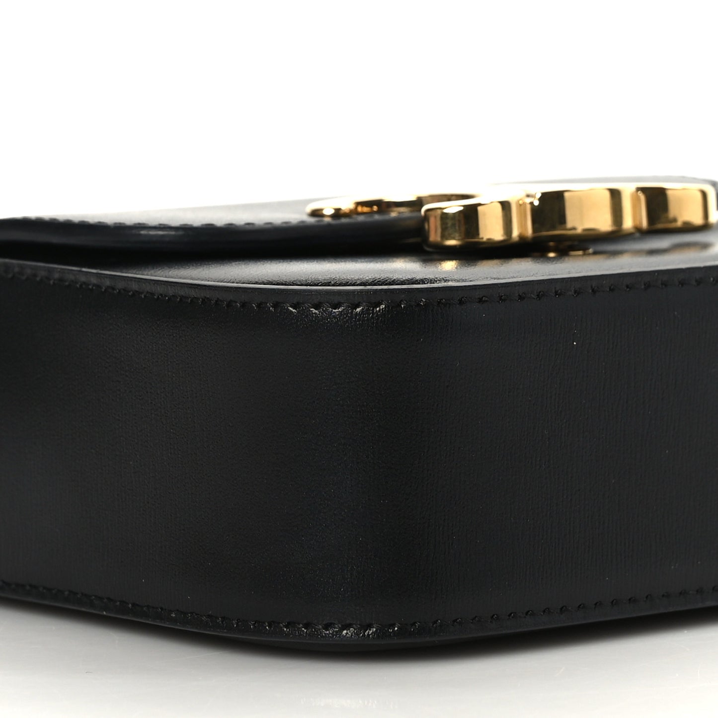 Shiny Calfskin Mini Triomphe Black