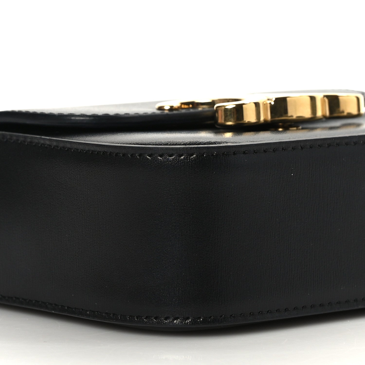 Celine Shiny Calfskin Mini Triomphe Black 7 of 8