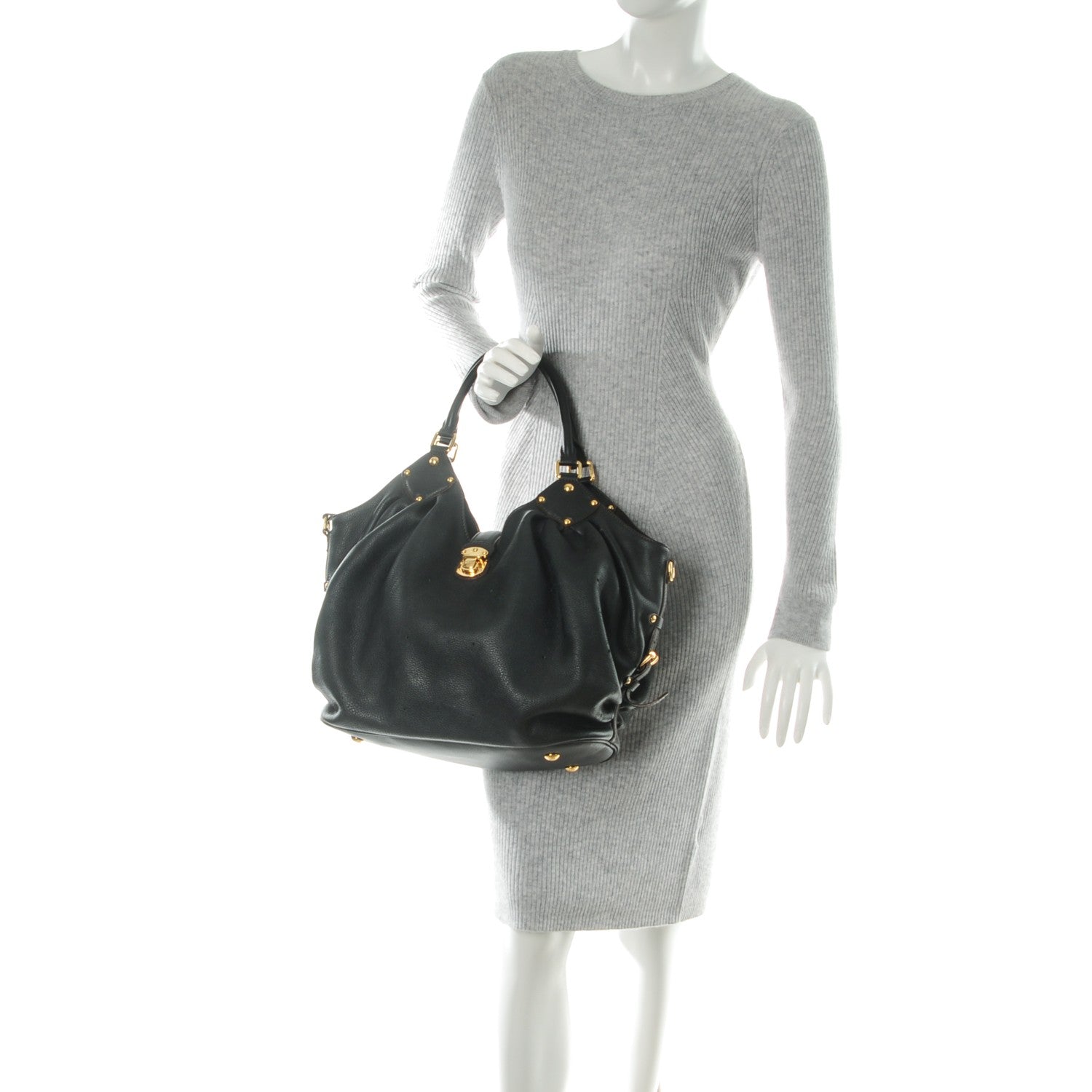 Louis Vuitton Mahina L Black 2 of 7