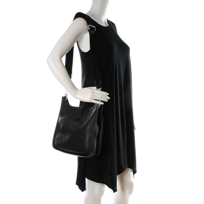 Hermes Taurillon Clemence Evelyne III PM Black 2 of 9