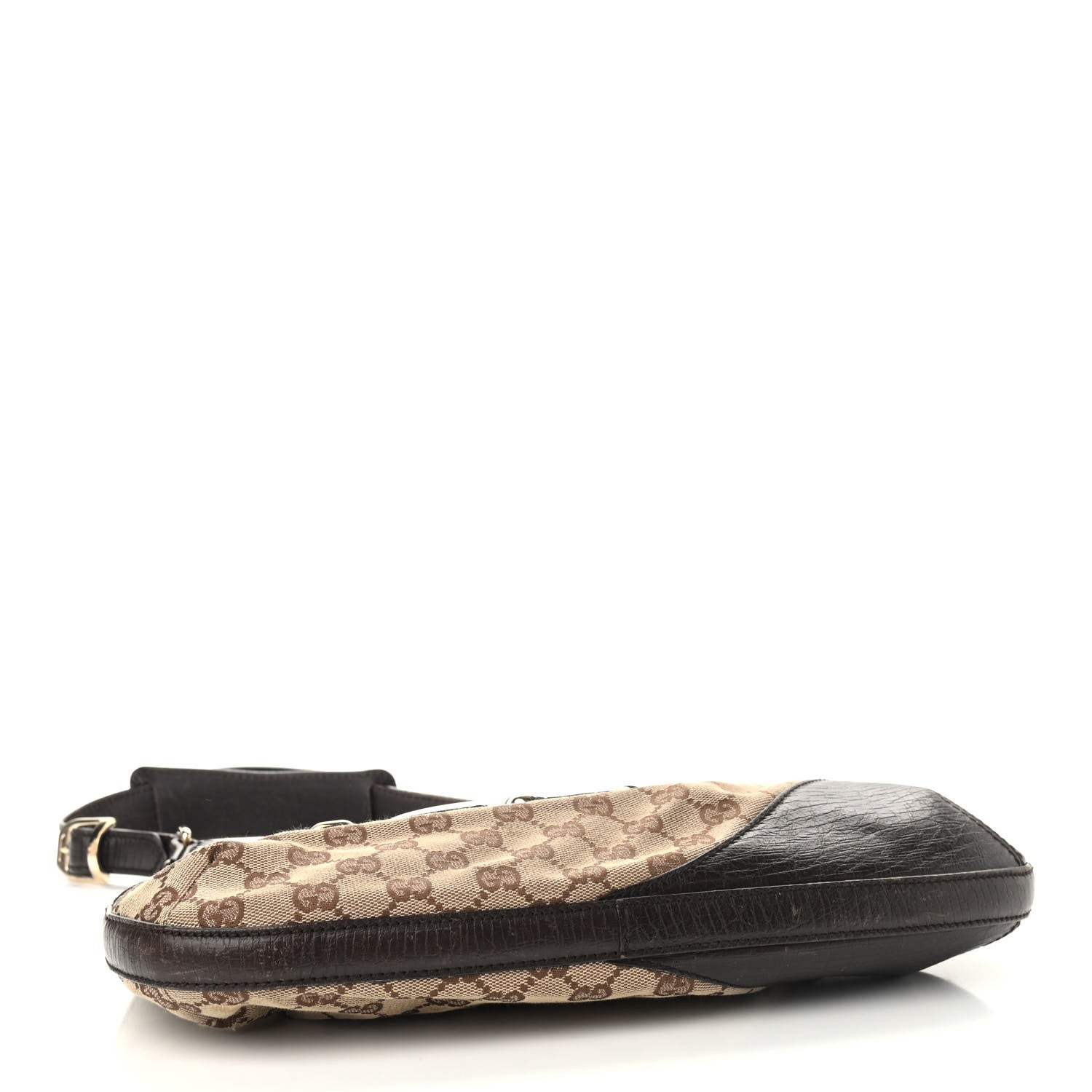 Gucci Monogram Hasler Hobo Dark Brown 4 of 17