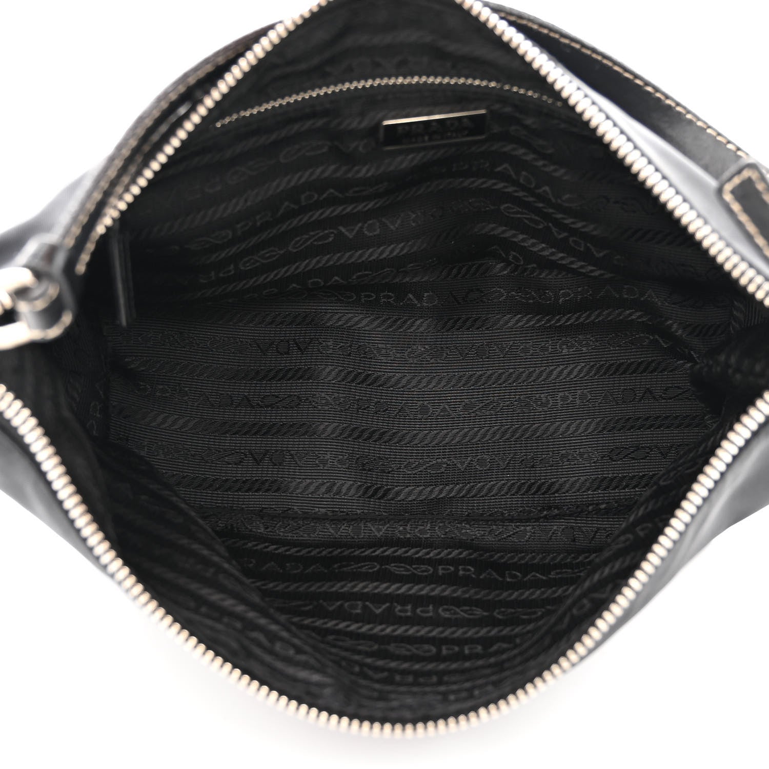 Prada Tessuto Sirio Pochette Black 5 of 14