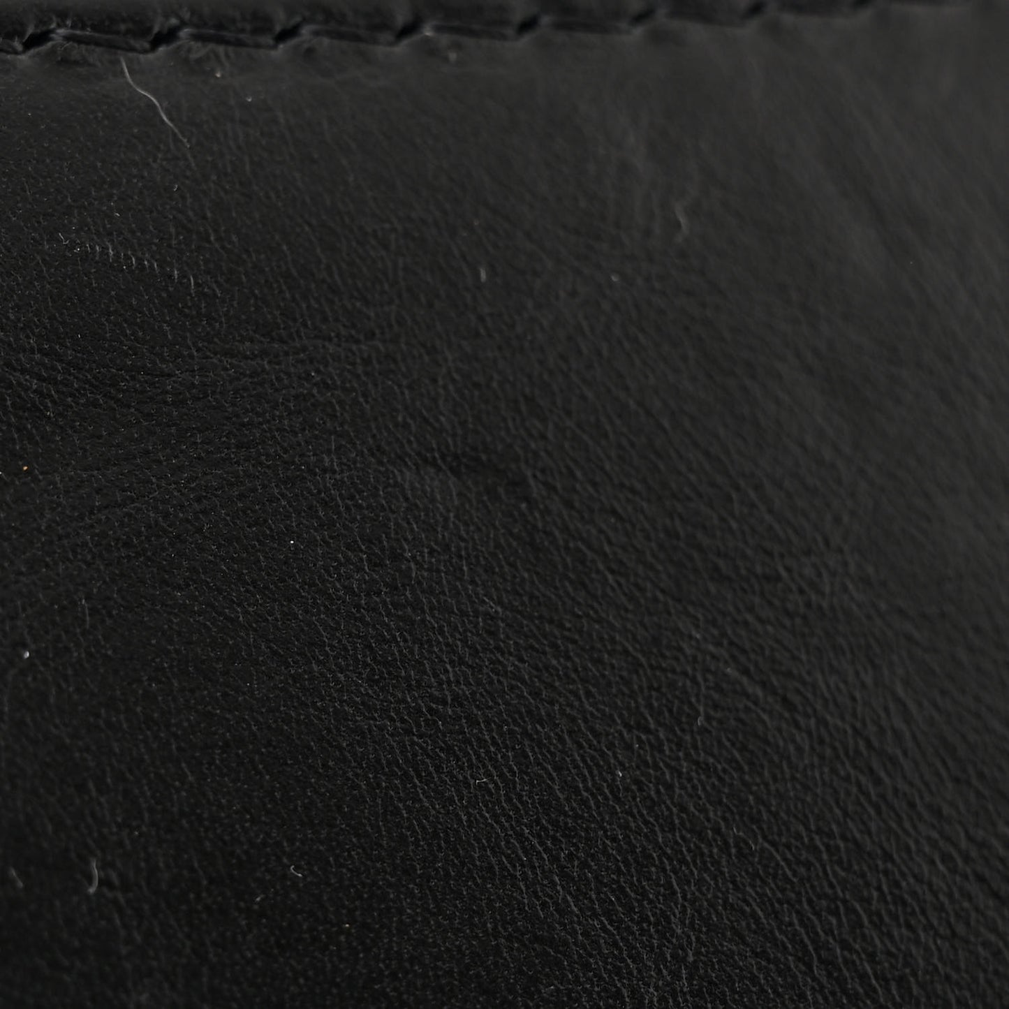 Aged Calfskin Quilted Small Gabrielle Hobo Black