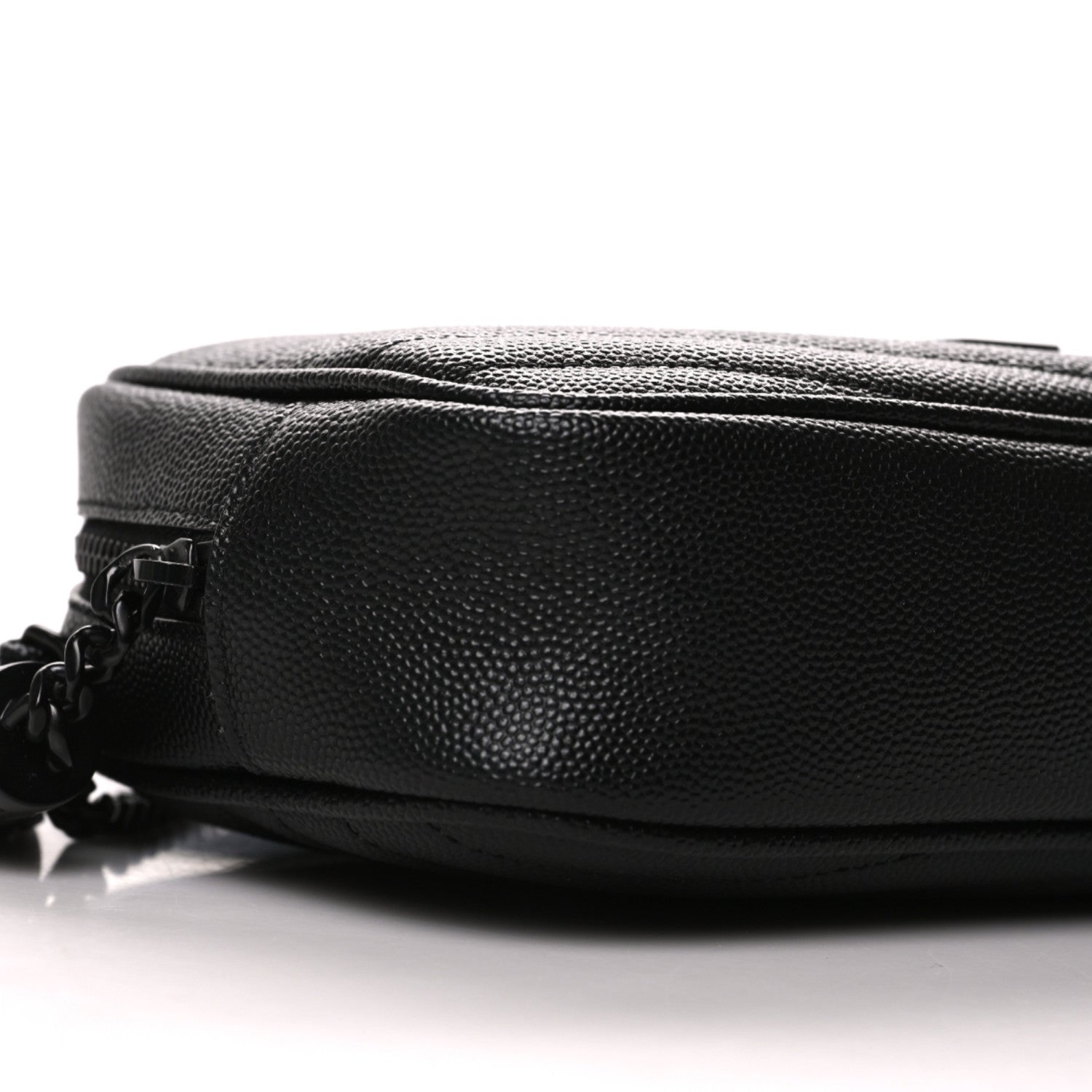 Saint Laurent Grain De Poudre Matelasse Monogram Mini Lou Camera Bag Black 9 of 10