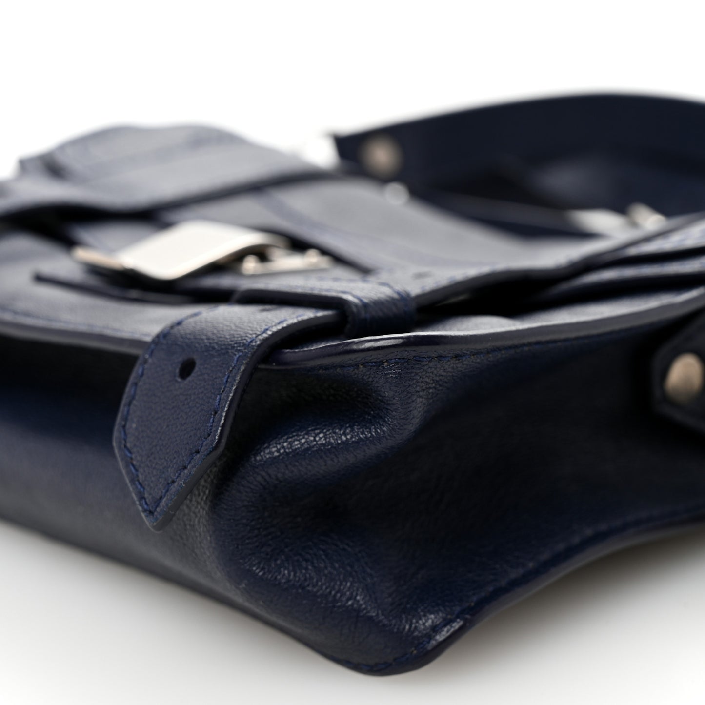 Lambskin PS1 Mini Crossbody Bag Indigo