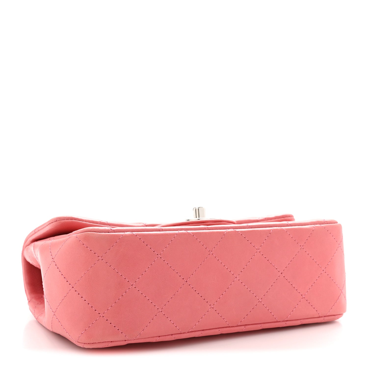 Chanel Lambskin Quilted Mini Rectangular Flap Pink 4 of 10