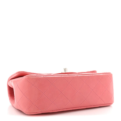 Chanel Lambskin Quilted Mini Rectangular Flap Pink 4 of 10