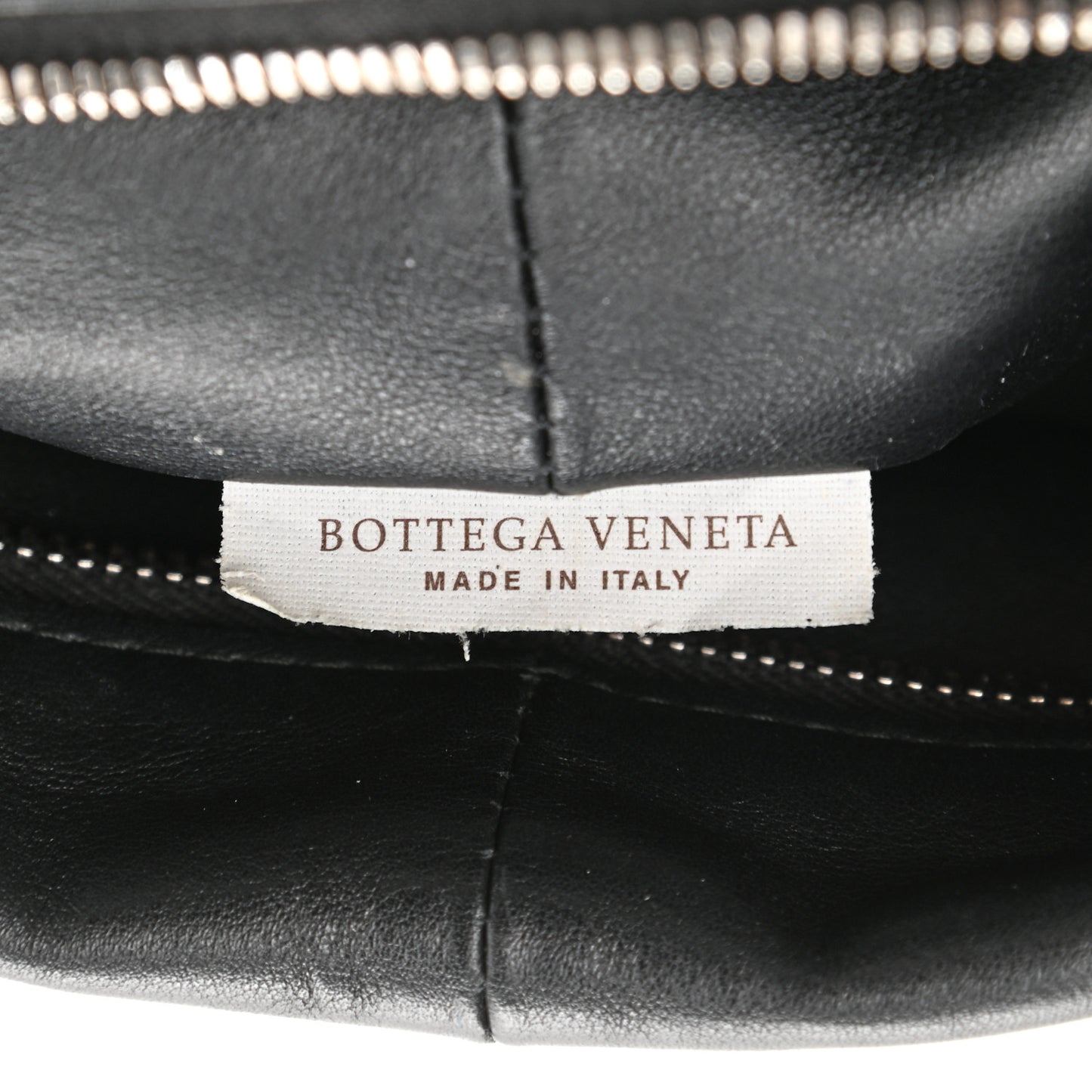 Calfskin Mini Double Knot Bag Black