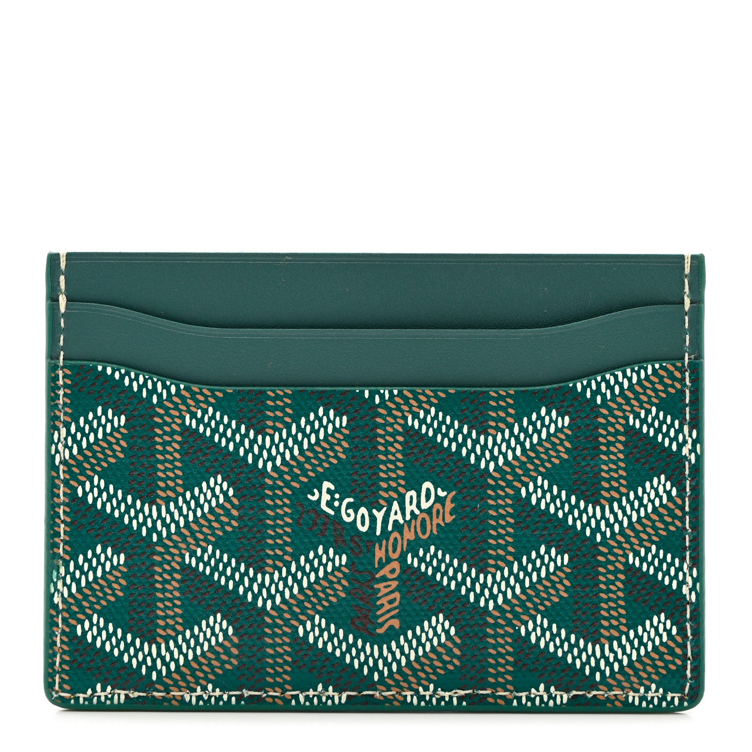 Goyard Goyardine Saint Sulpice Card Holder Green 1 of 6