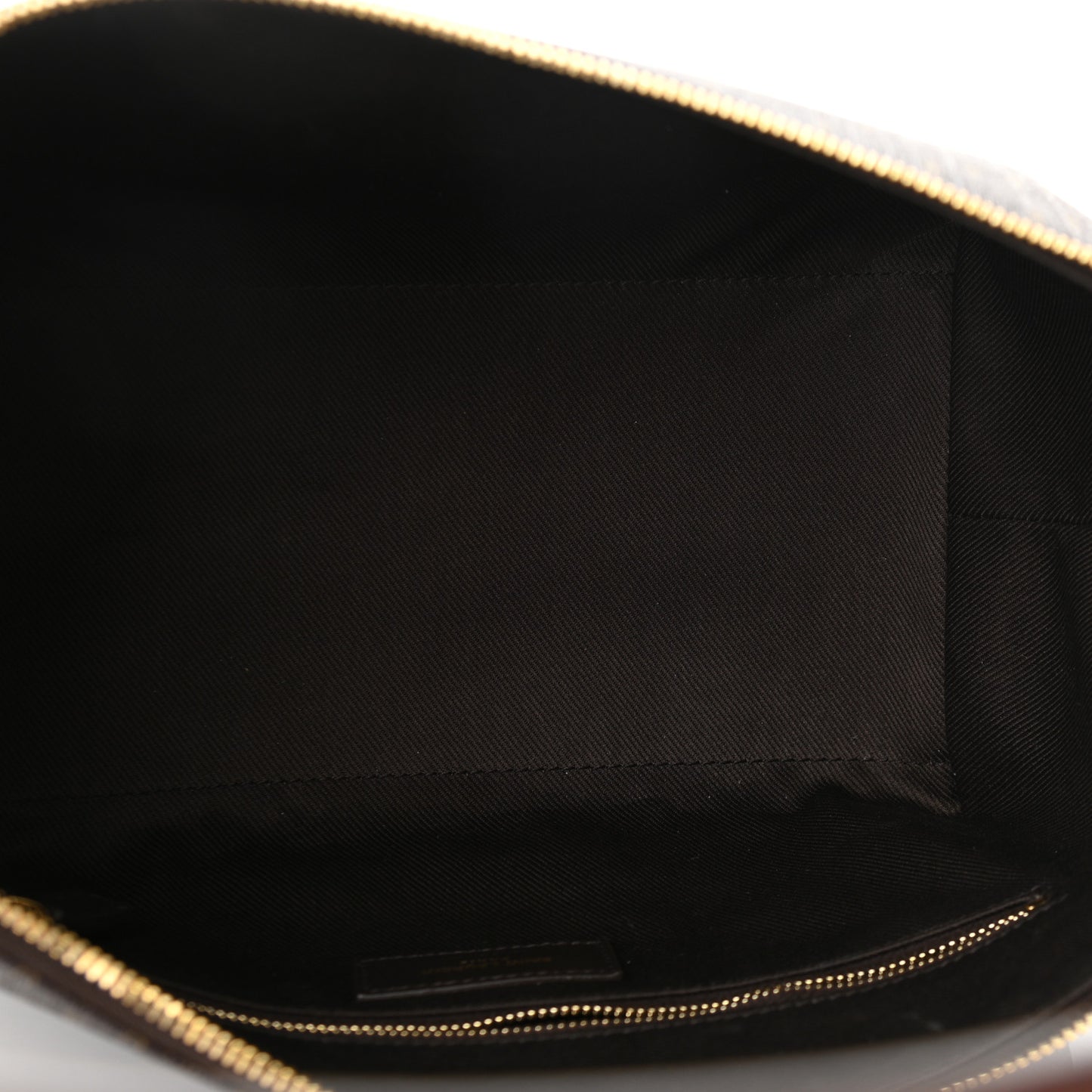 Canvas Smooth Calfskin Le Monogramme Crossbody Bag Chestnut