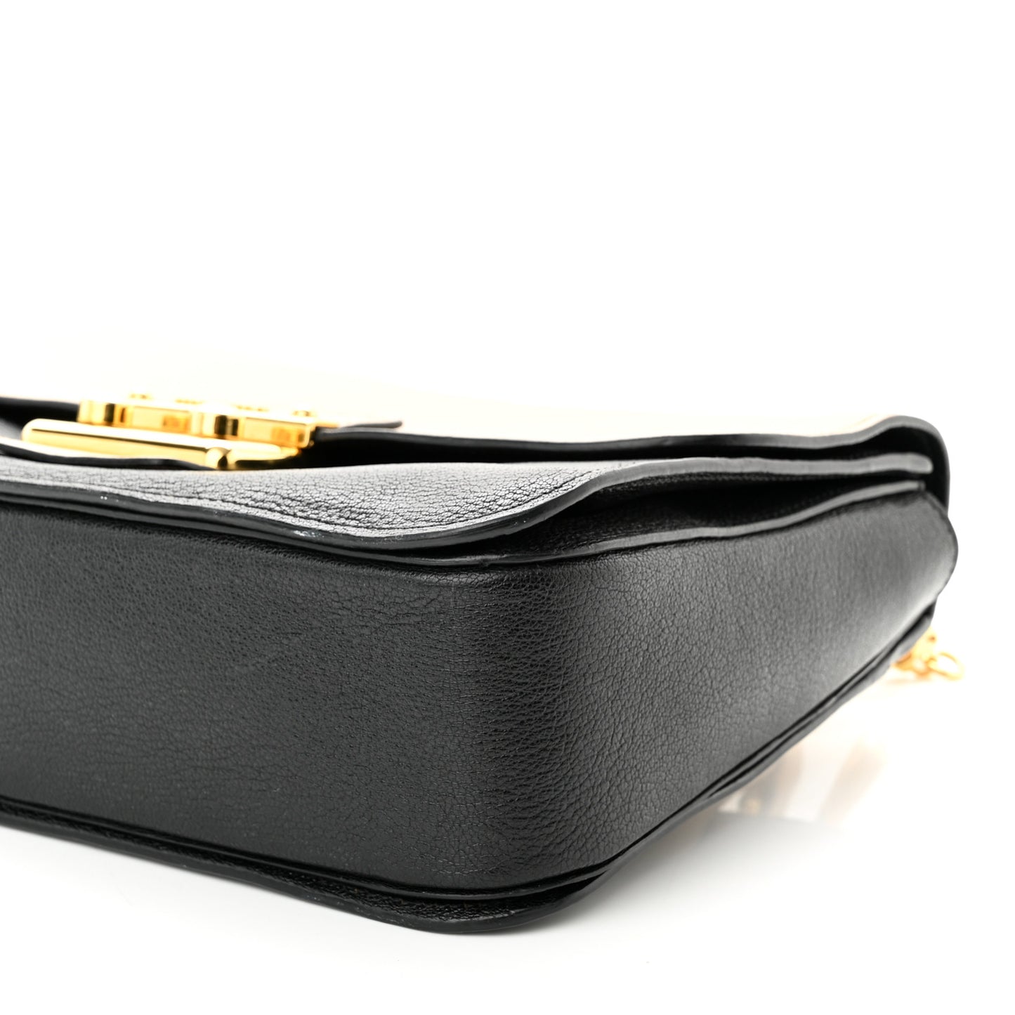 Madras Bicolor Top Handle Bag Cipria Black
