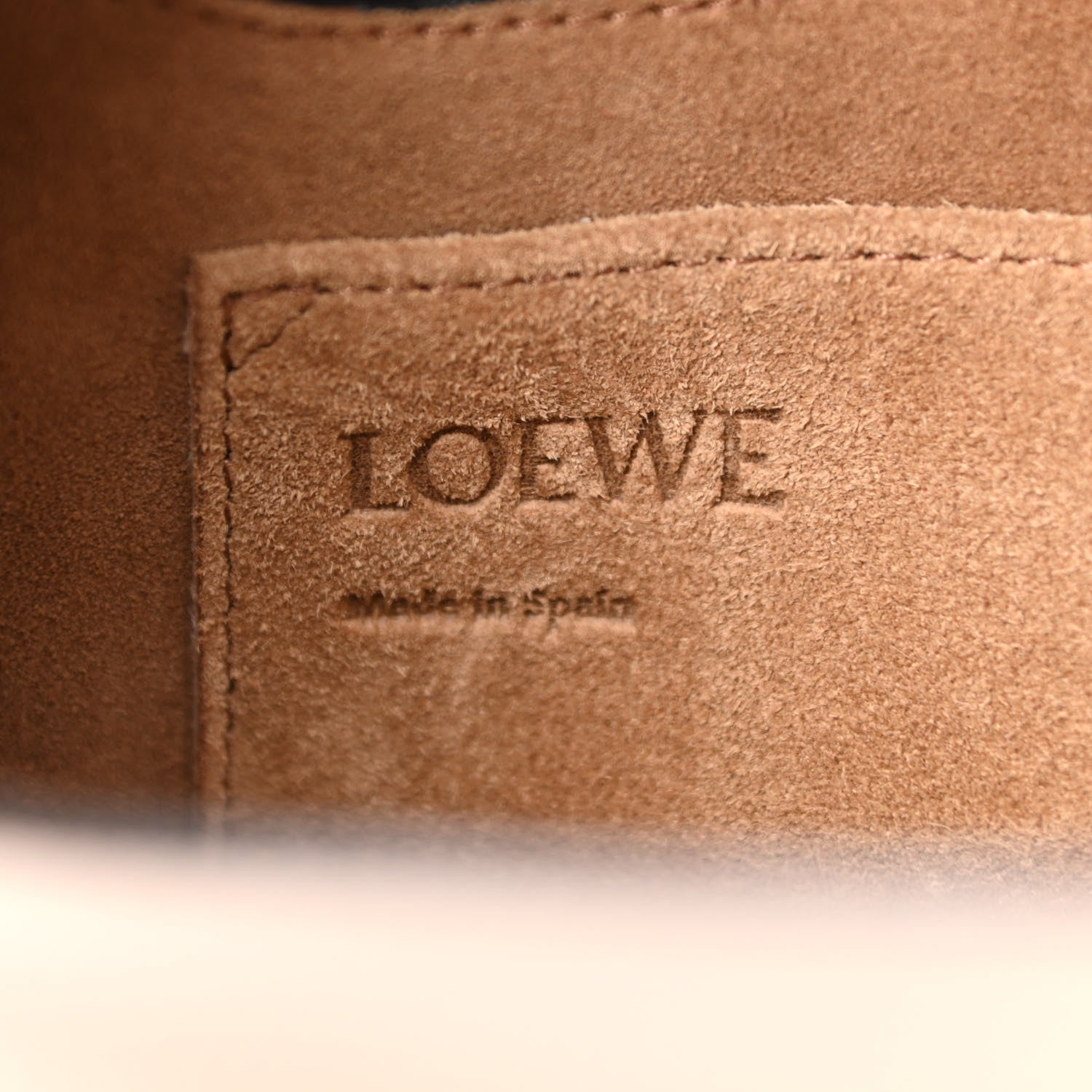 Loewe Grained Calfskin Small Gate Crossbody Bag Light Oat 6 of 10