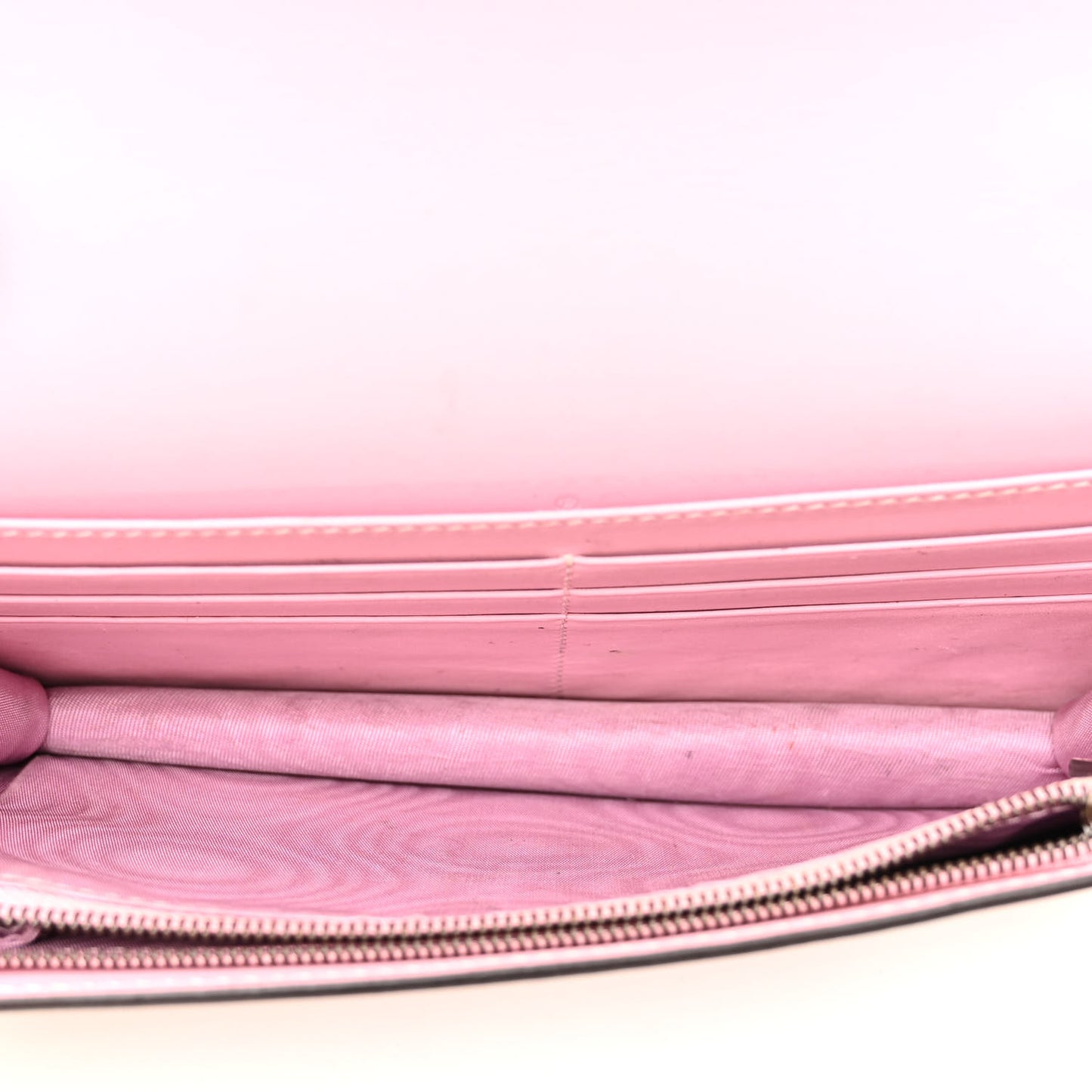 GG Supreme Monogram Strawberry Chain Wallet