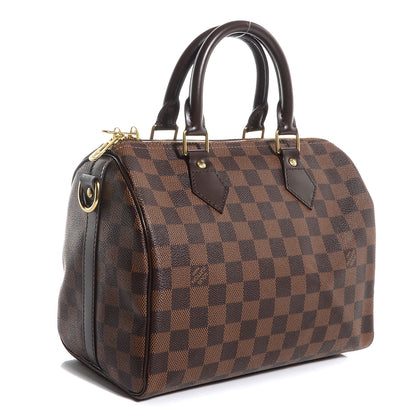 Louis Vuitton Damier Ebene Speedy Bandouliere 25 3 of 7