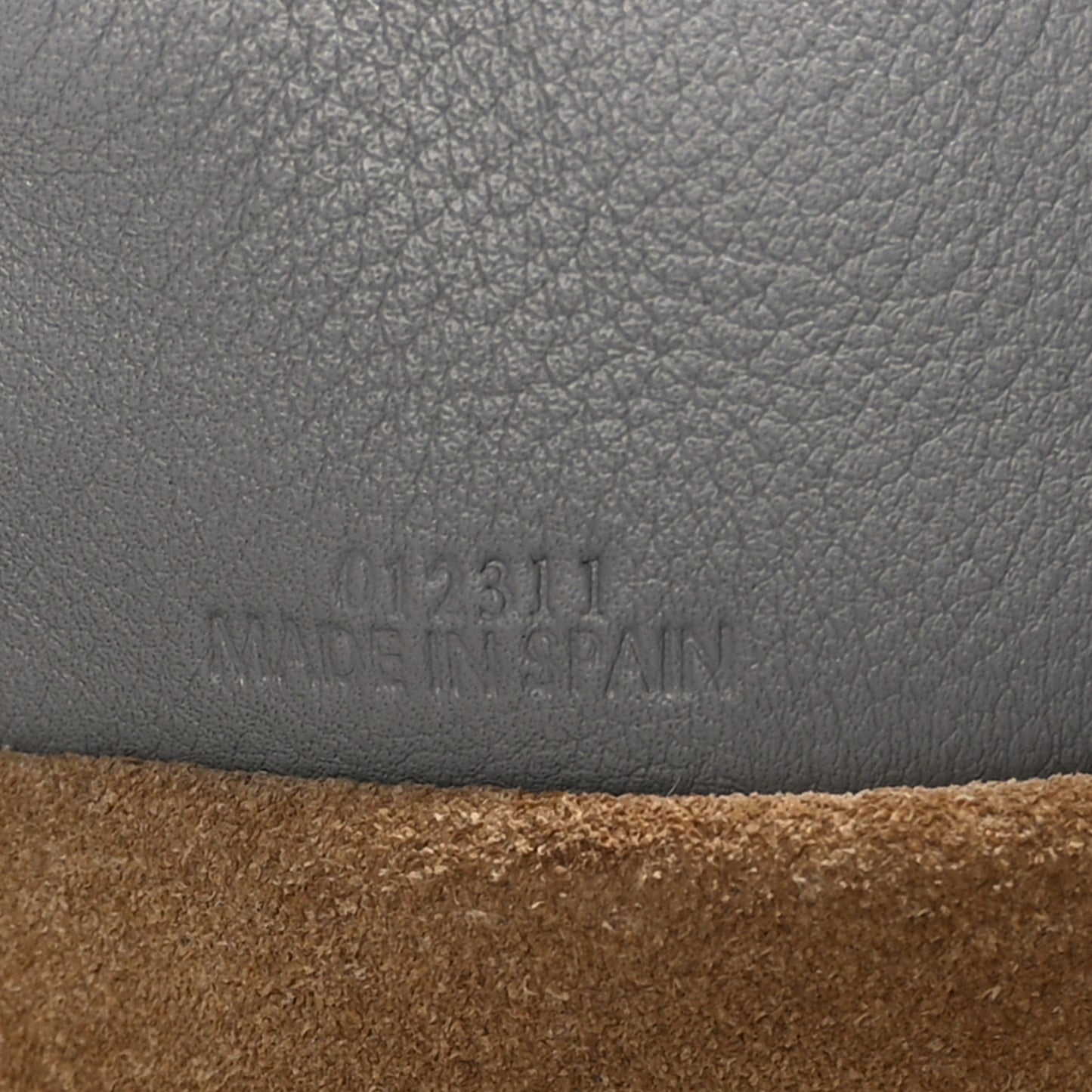 Calfskin Mini Flamenco Knot Clutch Pearl Grey