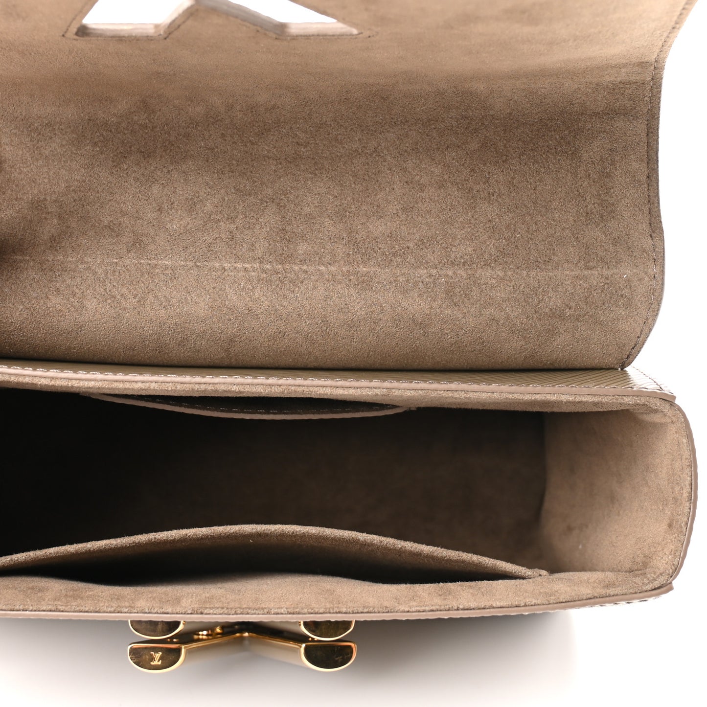 Epi Twist Shoulder Bag MM Smokey Brown