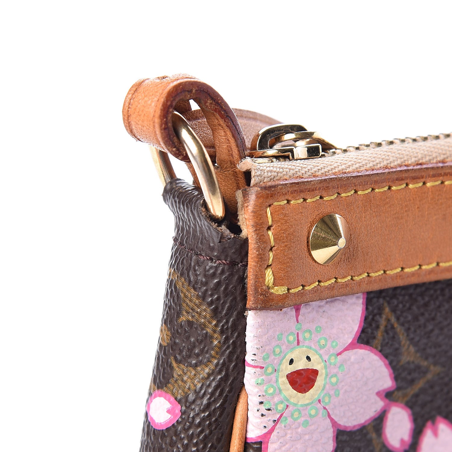 Louis Vuitton Monogram Cherry Blossom Pochette Accessories Brown 17 of 17