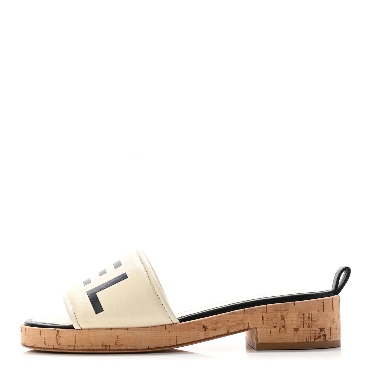 Lambskin CC Mules 35 Ivory Black