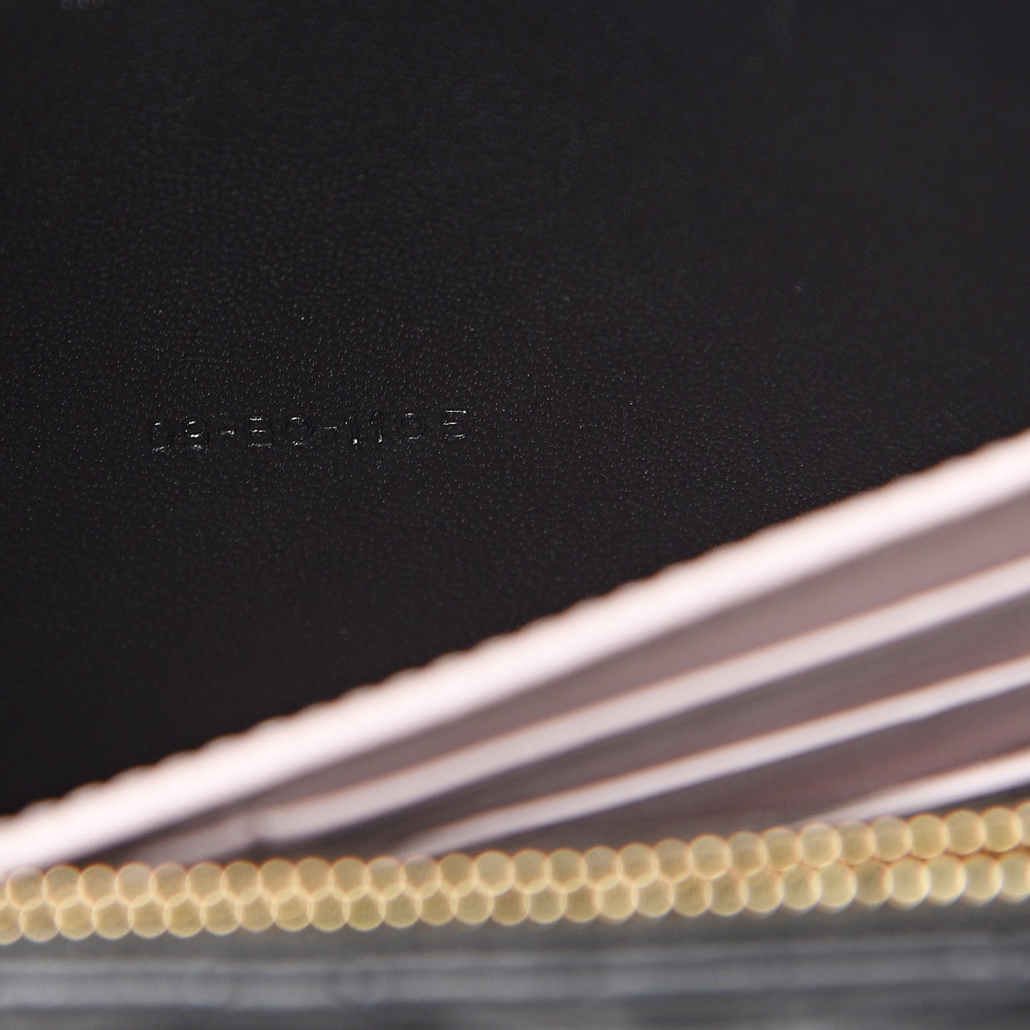 Lambskin Cannage Miss Dior Promenade Pouch Black