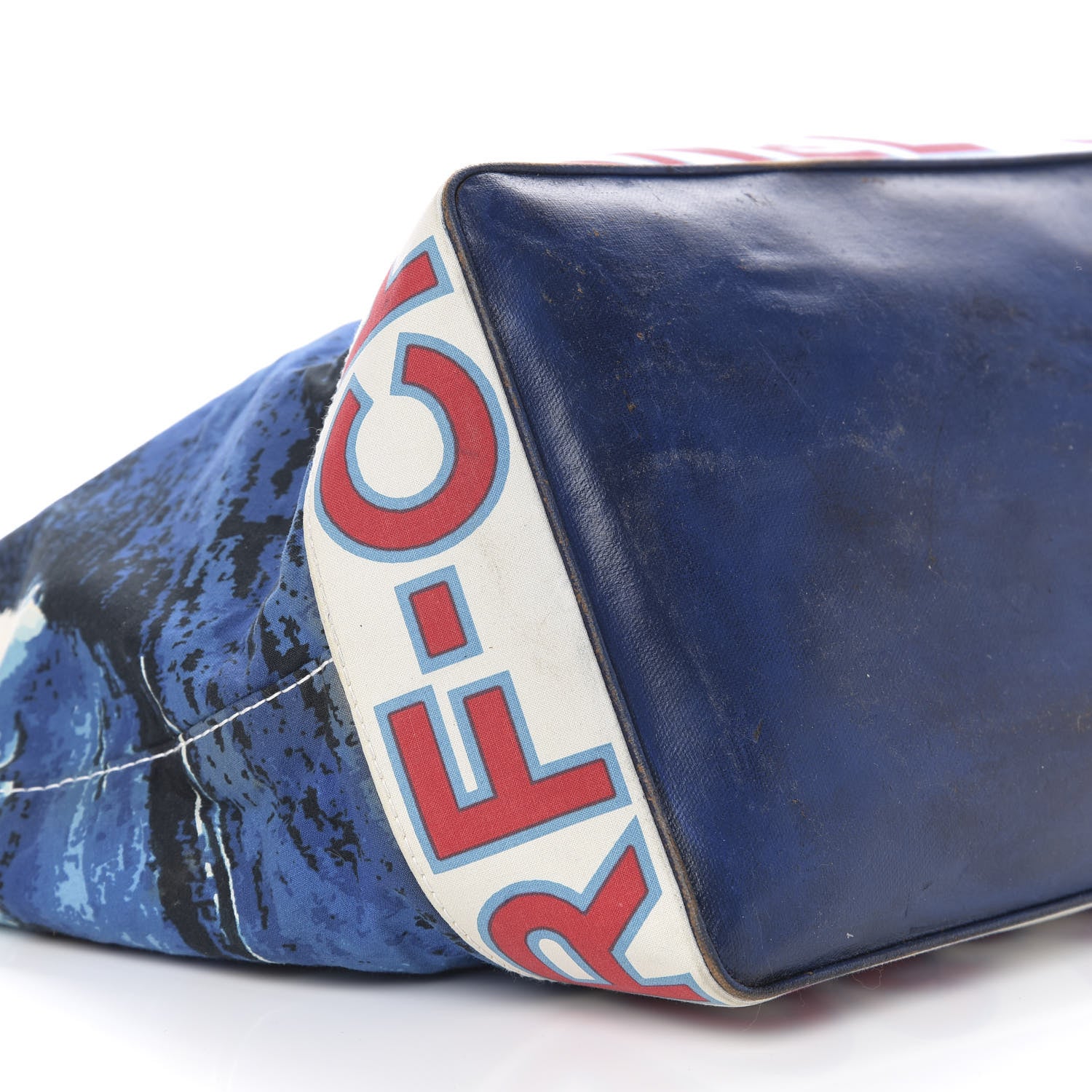 Chanel Canvas Surf Tote Red Blue 22 of 25