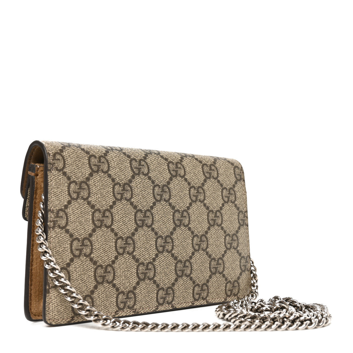 Gucci GG Supreme Monogram Super Mini Dionysus Shoulder Bag Taupe 3 of 9