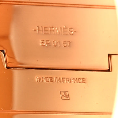 Hermes Enamel Printed Extra Wide Hinged Bracelet 5 of 5