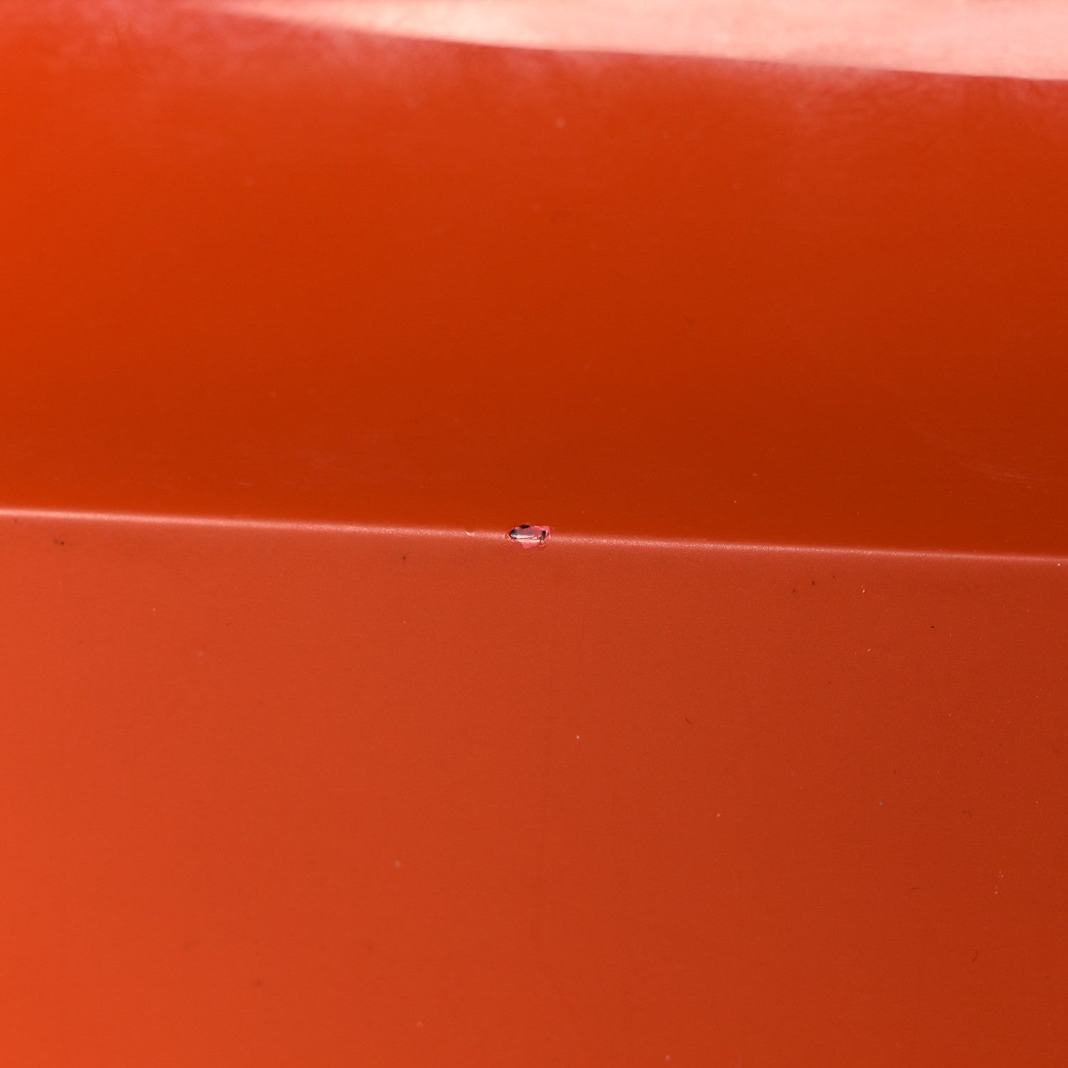 Hermes Lacquered Wood Taurillon Clemence Large Atrium Cheval Change Tray Orange Sanguine 9 of 12