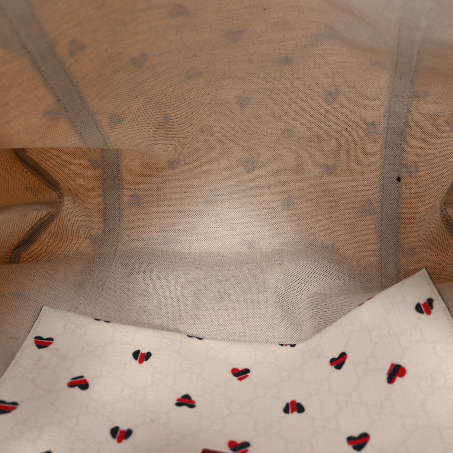 Gucci GG Plus Monogram Hearts Medium Joy Tote 5 of 12