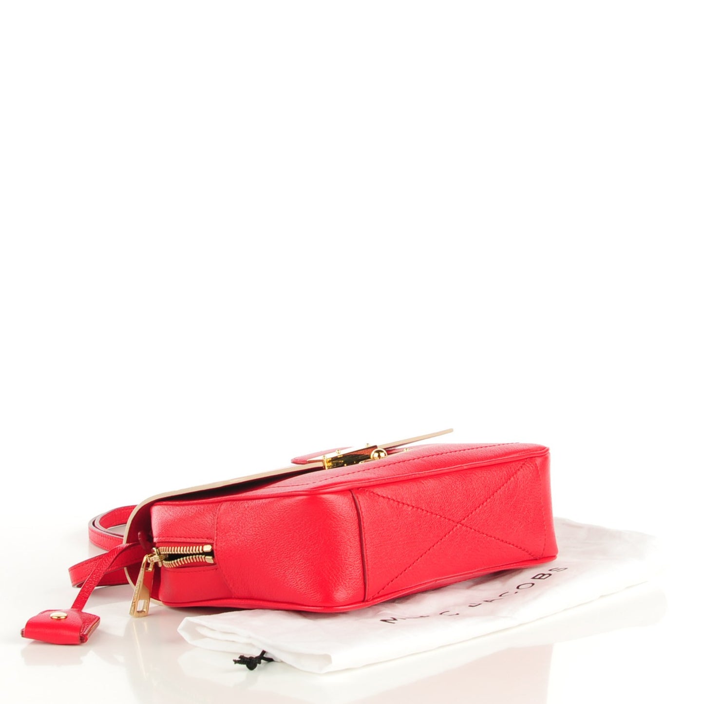 Textured Calfskin 1984 Camera Bag Flame