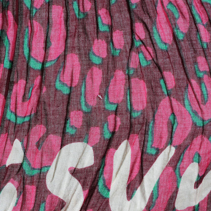 Louis Vuitton Cotton Leopard Pareo Rouge Fauviste 6 of 6