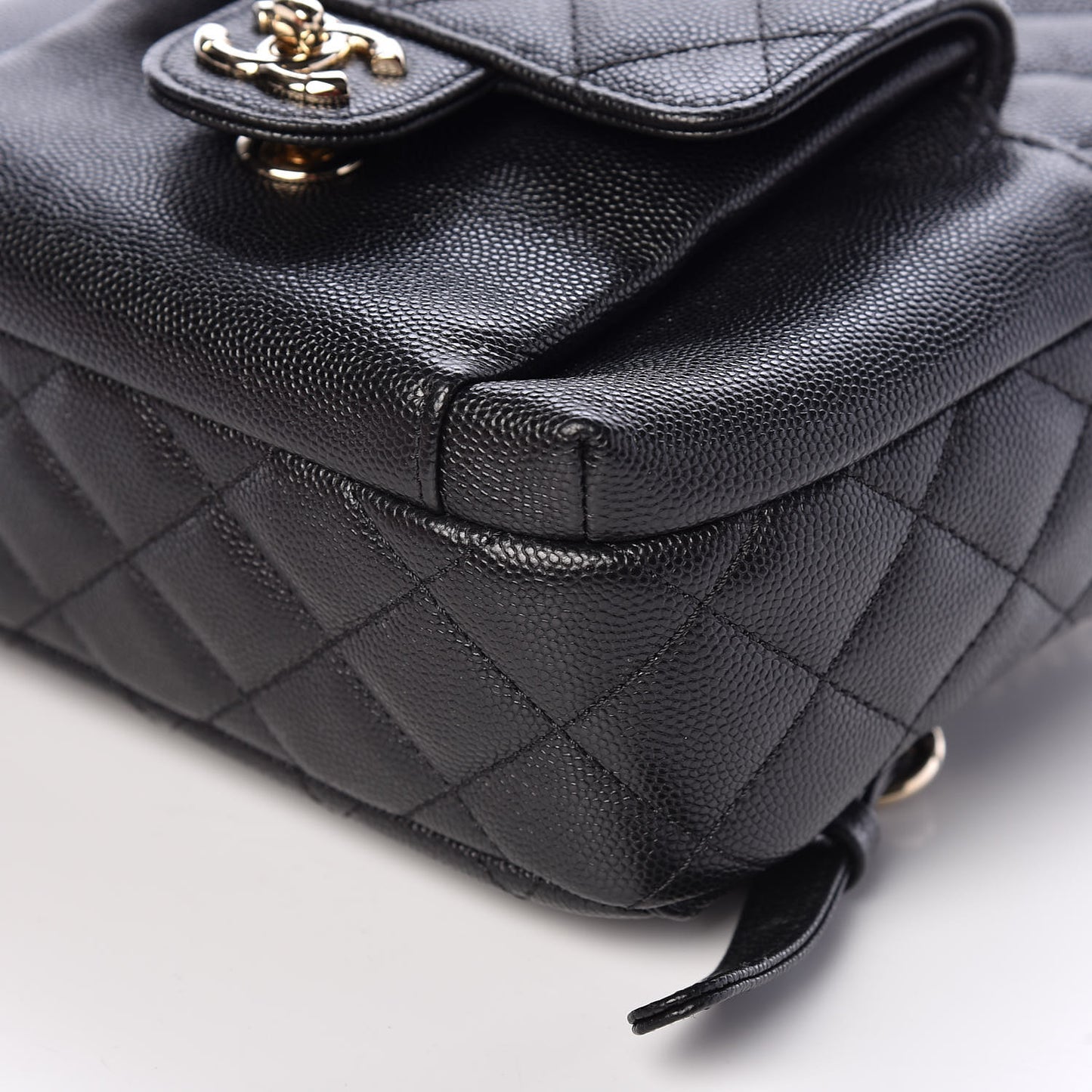 Caviar Quilted Small CC Day Backpack Black