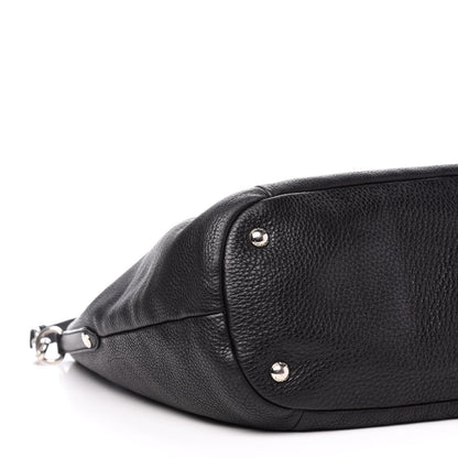 Prada Vitello Daino Tote Black 8 of 12