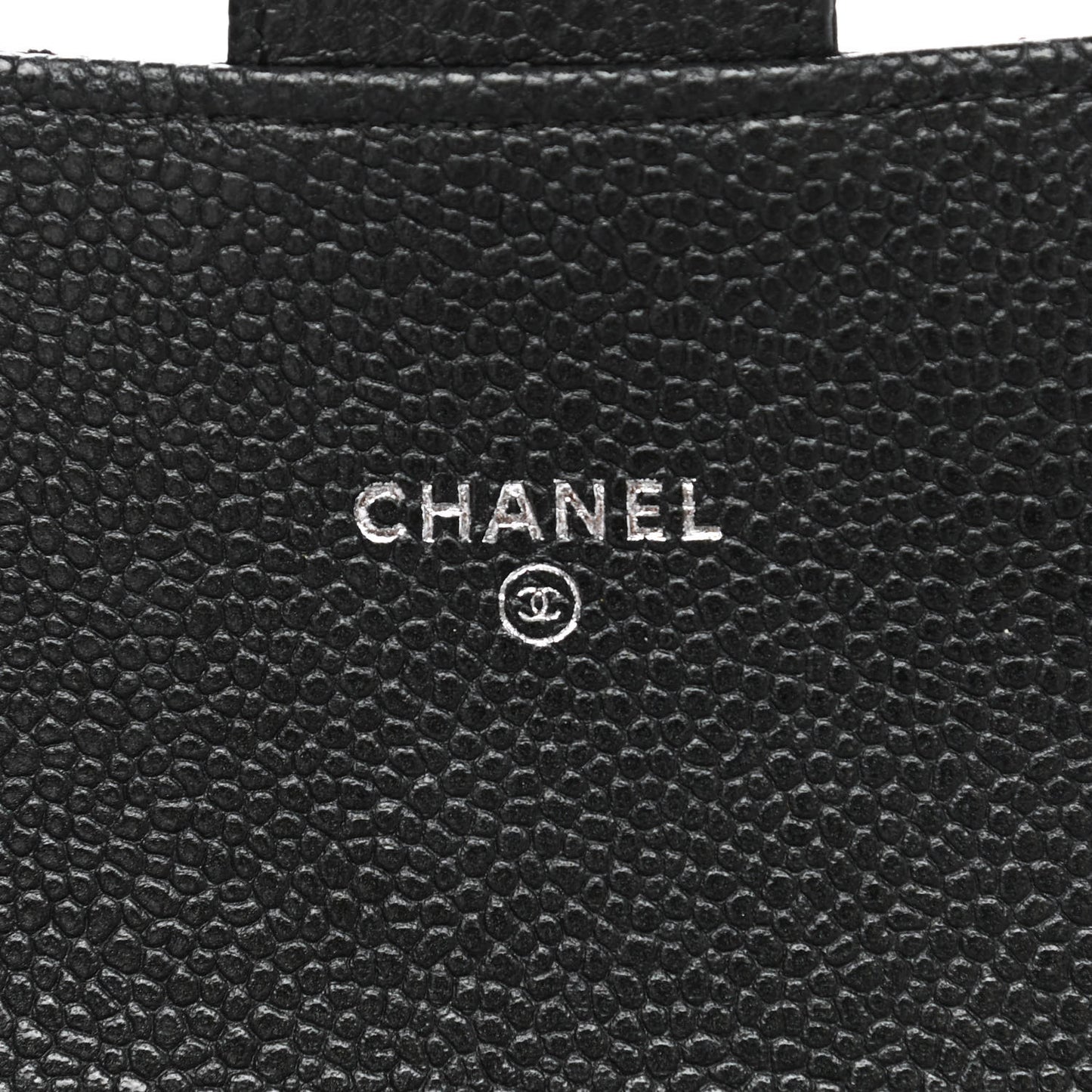 Caviar Quilted Travel Wallet Black