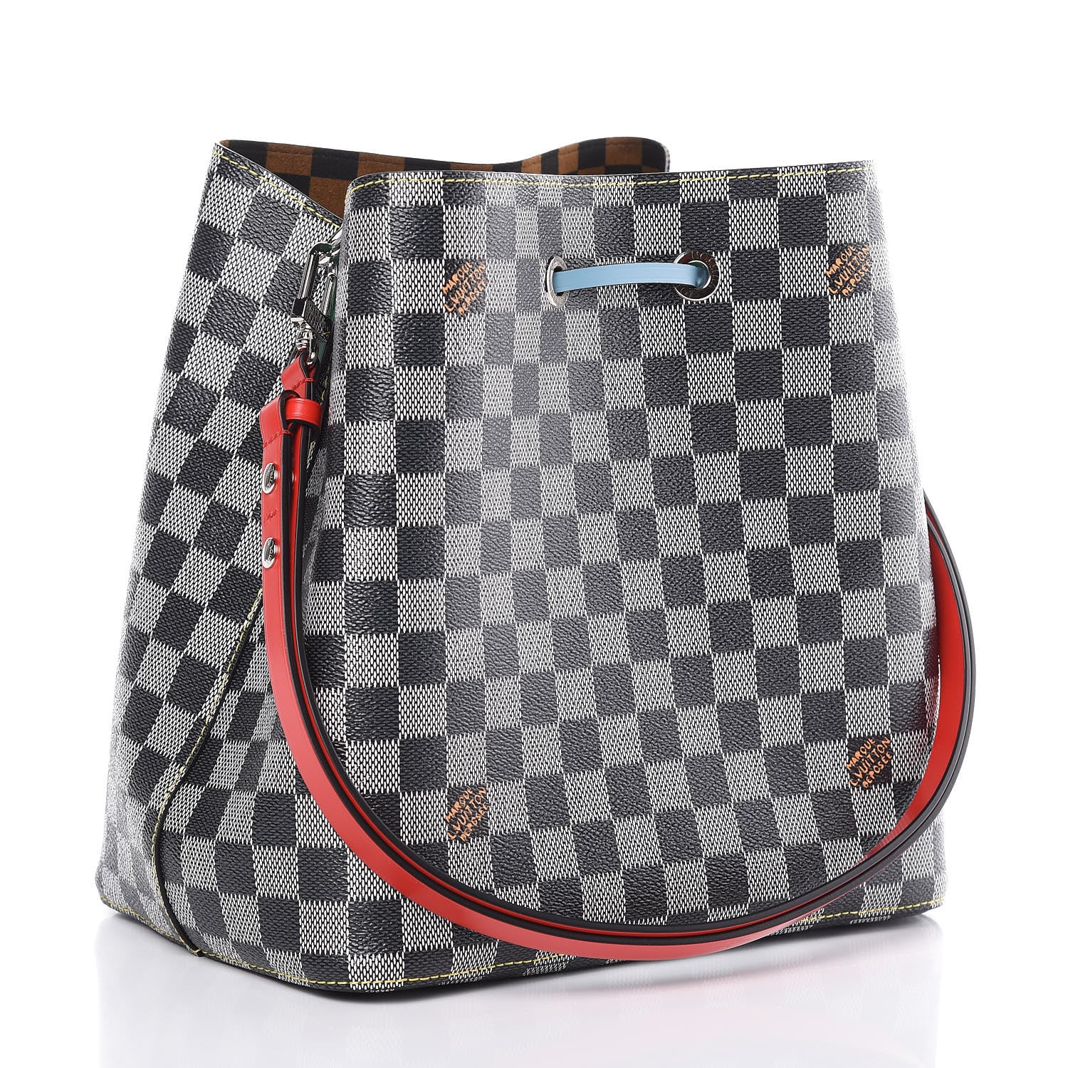 Louis Vuitton Damier Neonoe Black White 3 of 9