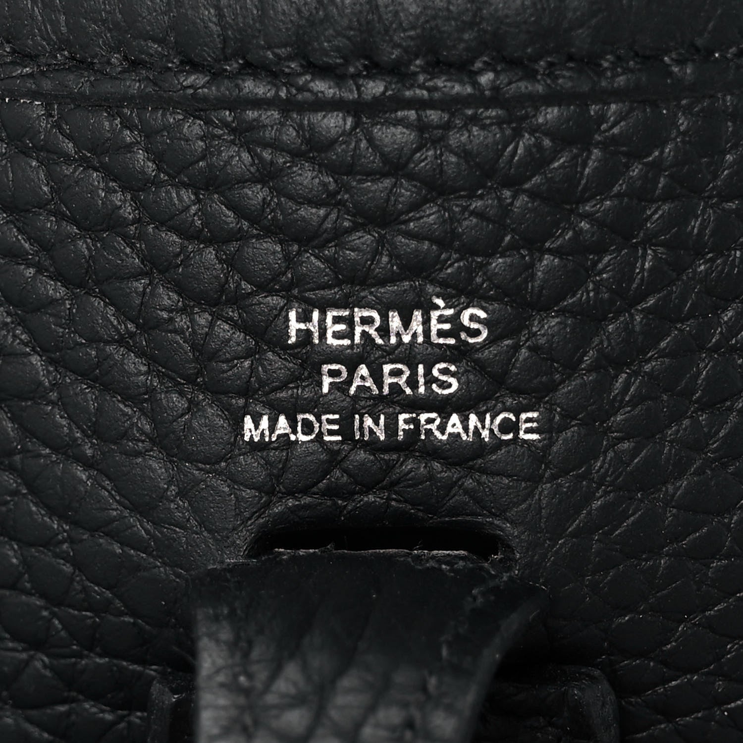 Hermes Taurillon Clemence Evelyne TPM Black 6 of 11