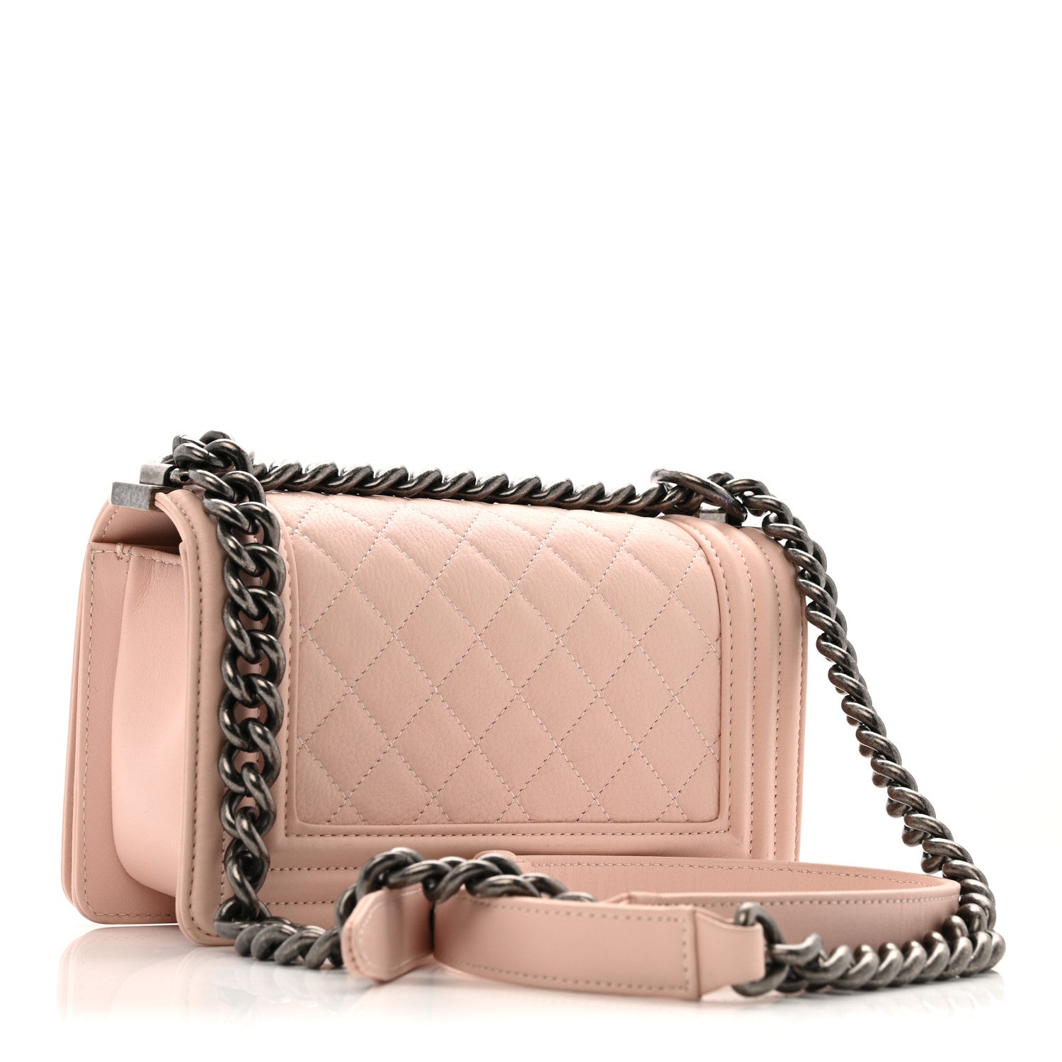 Chanel Calfskin Quilted Small Boy Flap Light Pink 3 of 12